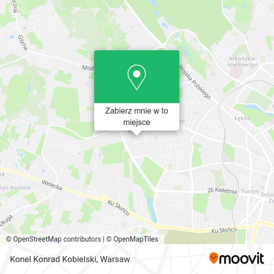 Mapa Konel Konrad Kobielski