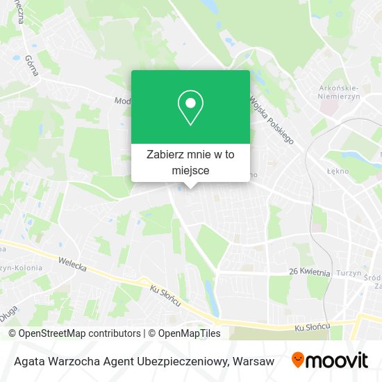 Mapa Agata Warzocha Agent Ubezpieczeniowy