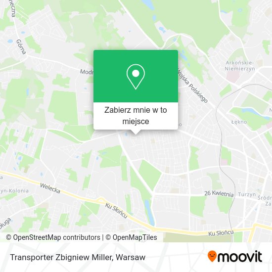 Mapa Transporter Zbigniew Miller