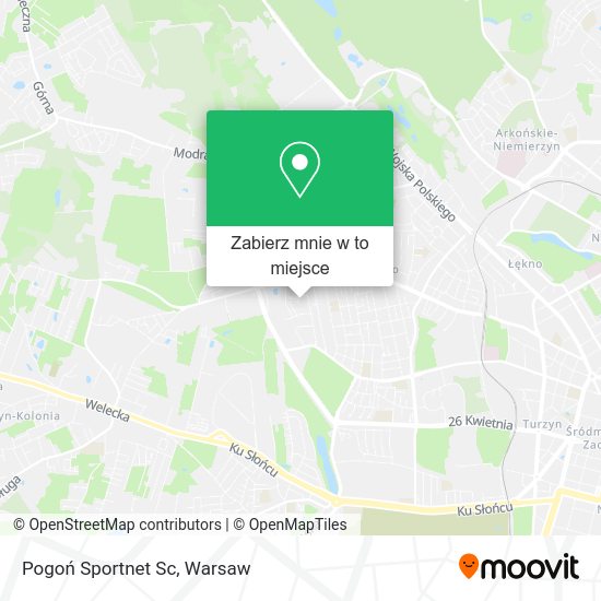 Mapa Pogoń Sportnet Sc