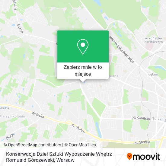 Mapa Konserwacja Dzieł Sztuki Wyposażenie Wnętrz Romuald Górczewski