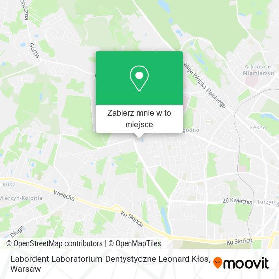 Mapa Labordent Laboratorium Dentystyczne Leonard Kłos