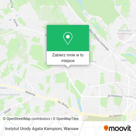 Mapa Instytut Urody Agata Kampioni