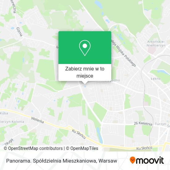 Mapa Panorama. Spółdzielnia Mieszkaniowa