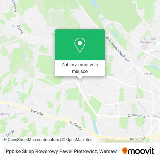 Mapa Ppbike Sklep Rowerowy Paweł Piotrowicz