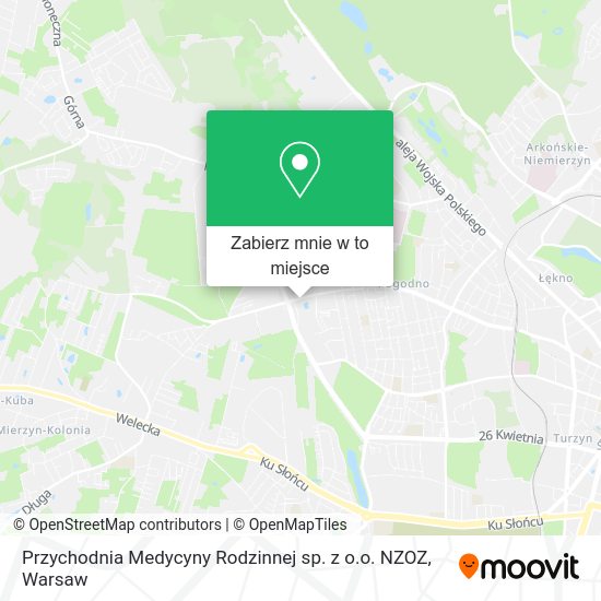 Mapa Przychodnia Medycyny Rodzinnej sp. z o.o. NZOZ