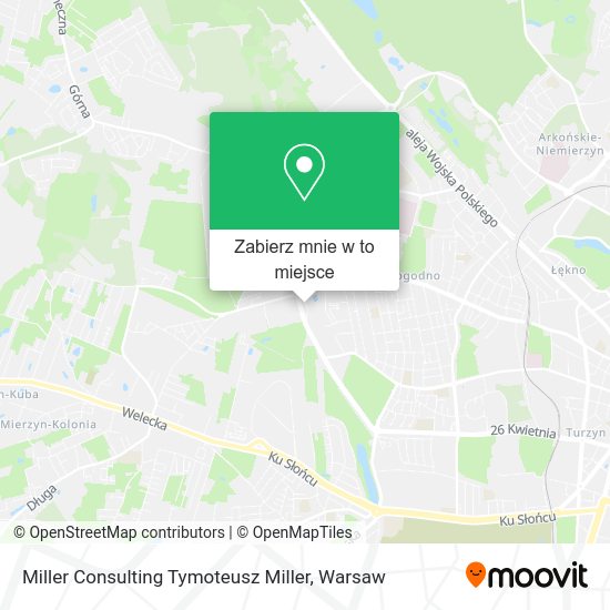 Mapa Miller Consulting Tymoteusz Miller