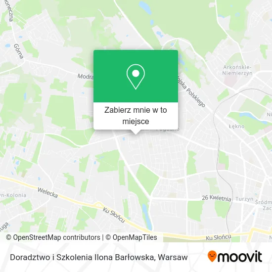 Mapa Doradztwo i Szkolenia Ilona Barłowska