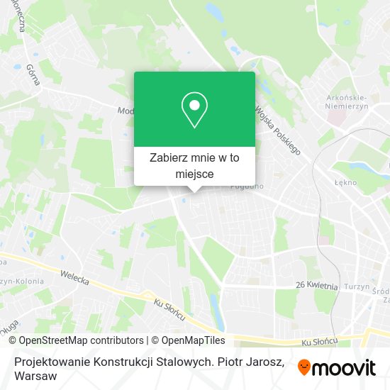 Mapa Projektowanie Konstrukcji Stalowych. Piotr Jarosz