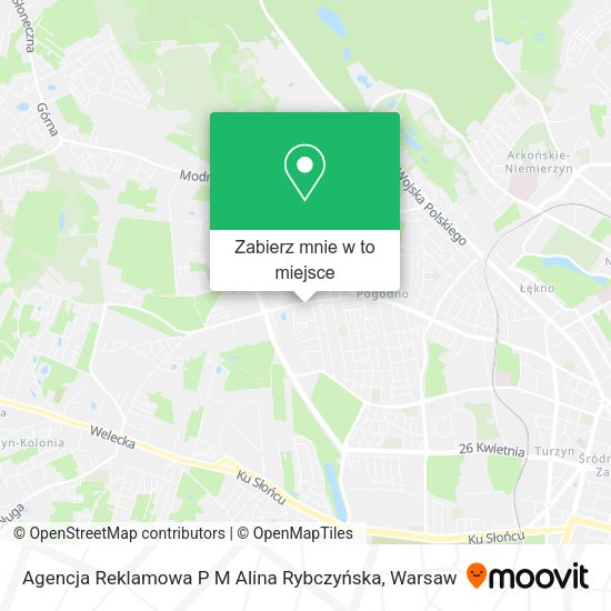 Mapa Agencja Reklamowa P M Alina Rybczyńska