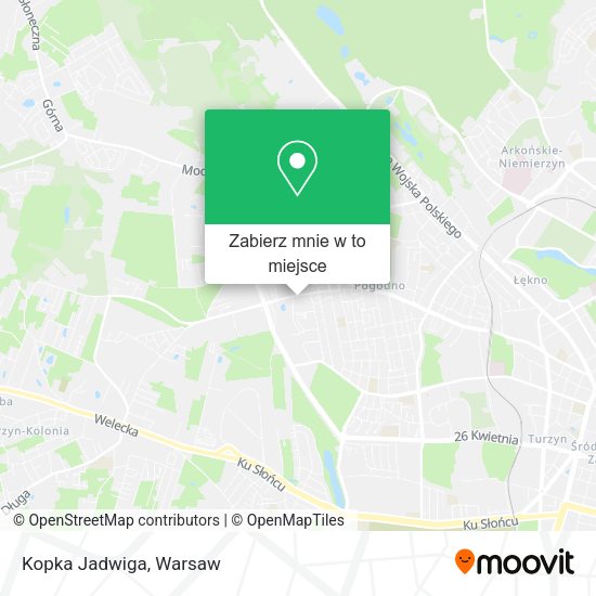 Mapa Kopka Jadwiga