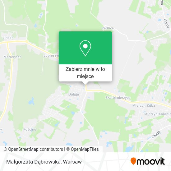 Mapa Małgorzata Dąbrowska