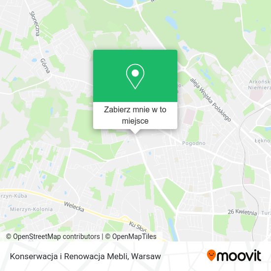 Mapa Konserwacja i Renowacja Mebli