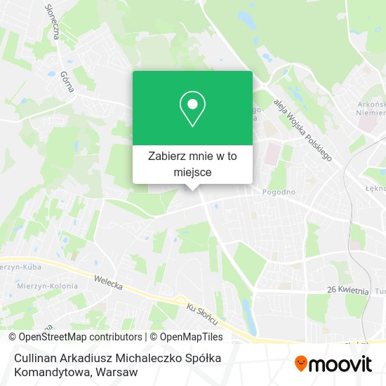 Mapa Cullinan Arkadiusz Michaleczko Spółka Komandytowa