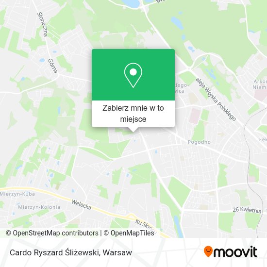 Mapa Cardo Ryszard Śliżewski