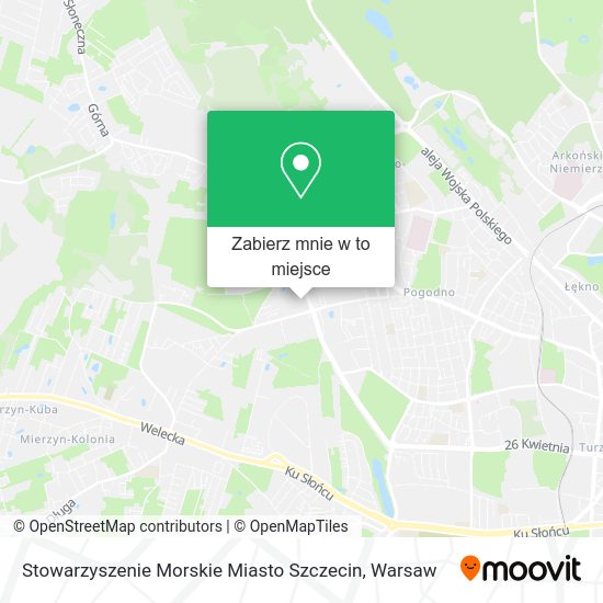 Mapa Stowarzyszenie Morskie Miasto Szczecin