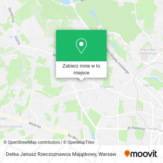 Mapa Detka Janusz Rzeczoznawca Majątkowy