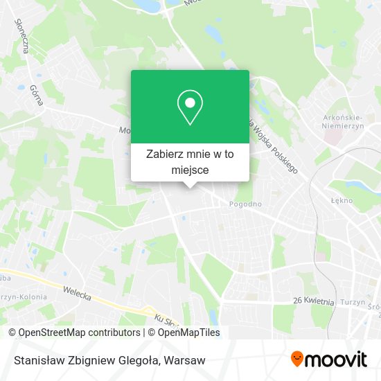 Mapa Stanisław Zbigniew Glegoła