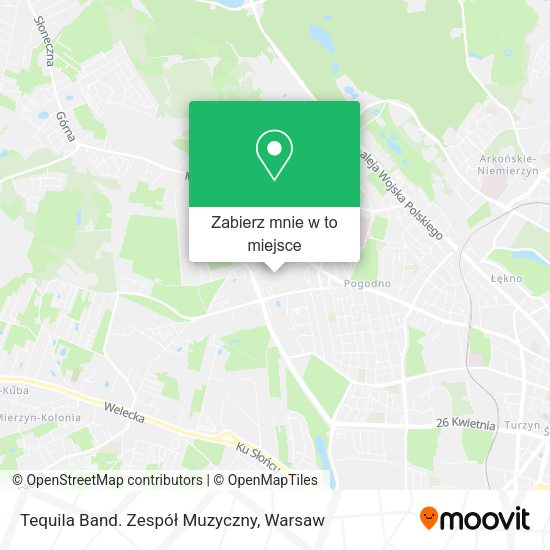 Mapa Tequila Band. Zespół Muzyczny