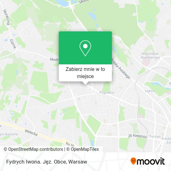 Mapa Fydrych Iwona. Jęz. Obce