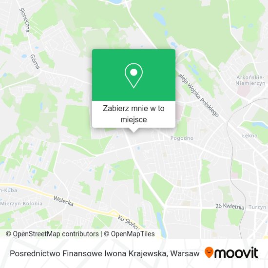 Mapa Posrednictwo Finansowe Iwona Krajewska