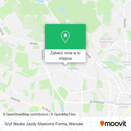 Mapa Gryf Nauka Jazdy Sławomir Forma