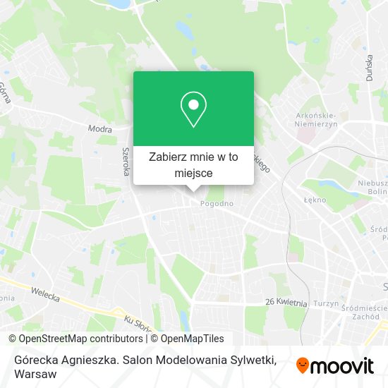 Mapa Górecka Agnieszka. Salon Modelowania Sylwetki