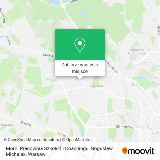 Mapa More. Pracownia Szkoleń i Coachingu. Bogusław Michalak