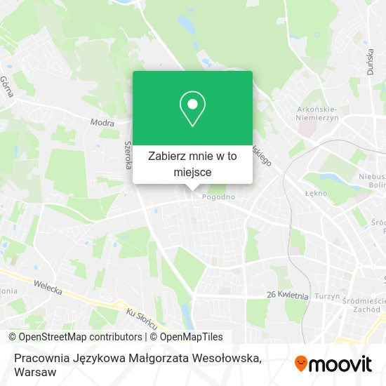 Mapa Pracownia Językowa Małgorzata Wesołowska