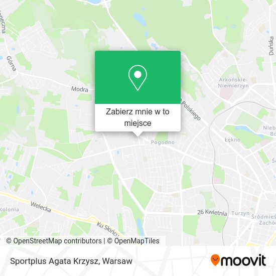 Mapa Sportplus Agata Krzysz