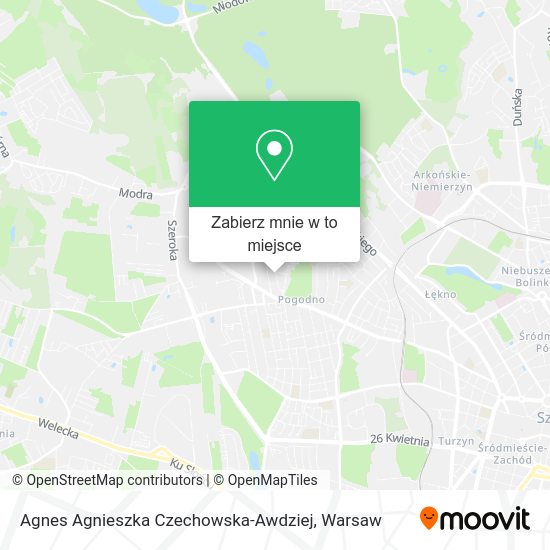 Mapa Agnes Agnieszka Czechowska-Awdziej