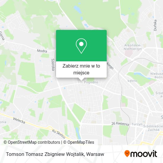 Mapa Tomson Tomasz Zbigniew Wojtalik