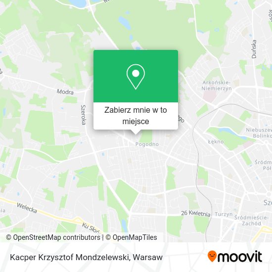 Mapa Kacper Krzysztof Mondzelewski