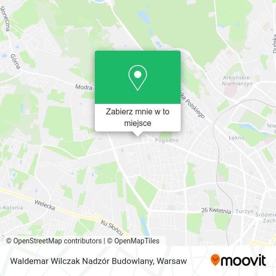 Mapa Waldemar Wilczak Nadzór Budowlany