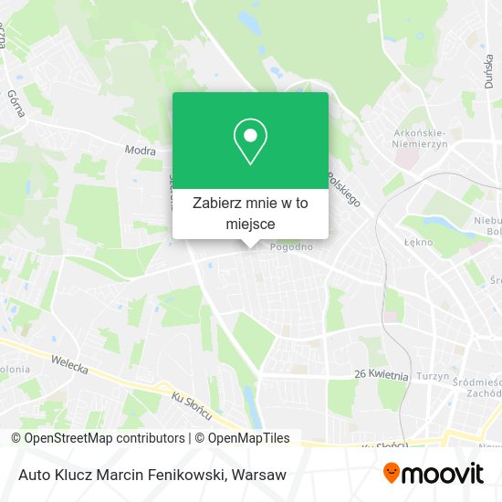 Mapa Auto Klucz Marcin Fenikowski