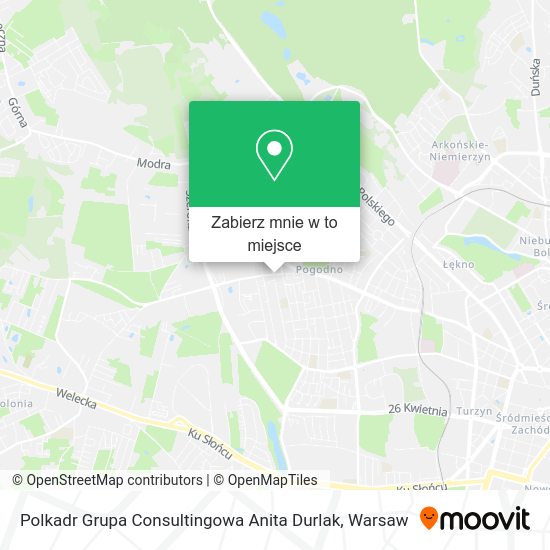 Mapa Polkadr Grupa Consultingowa Anita Durlak