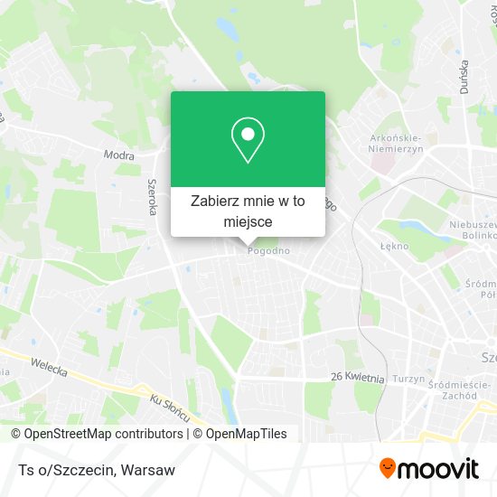 Mapa Ts o/Szczecin