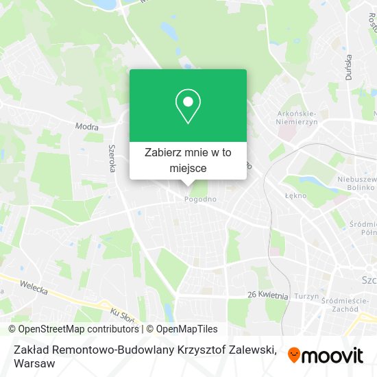 Mapa Zakład Remontowo-Budowlany Krzysztof Zalewski