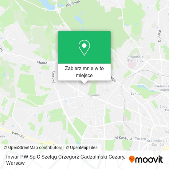 Mapa Inwar PW Sp C Szeląg Grzegorz Gadzaliński Cezary