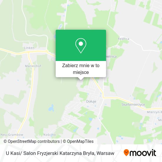 Mapa U Kasi/ Salon Fryzjerski Katarzyna Bryła