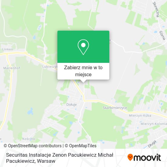 Mapa Securitas Instalacje Zenon Pacukiewicz Michał Pacukiewicz