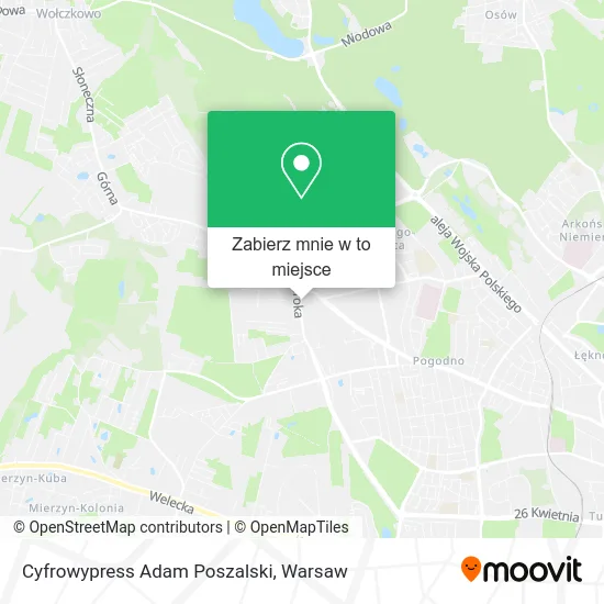 Mapa Cyfrowypress Adam Poszalski