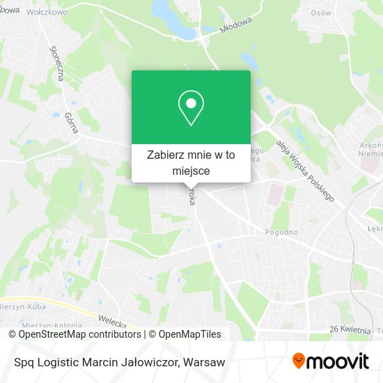 Mapa Spq Logistic Marcin Jałowiczor