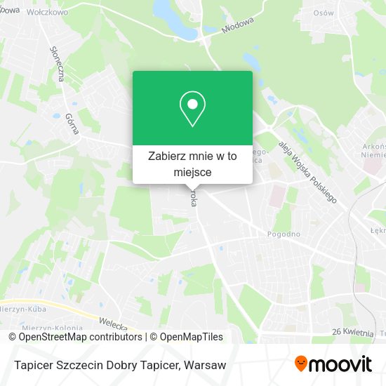 Mapa Tapicer Szczecin Dobry Tapicer