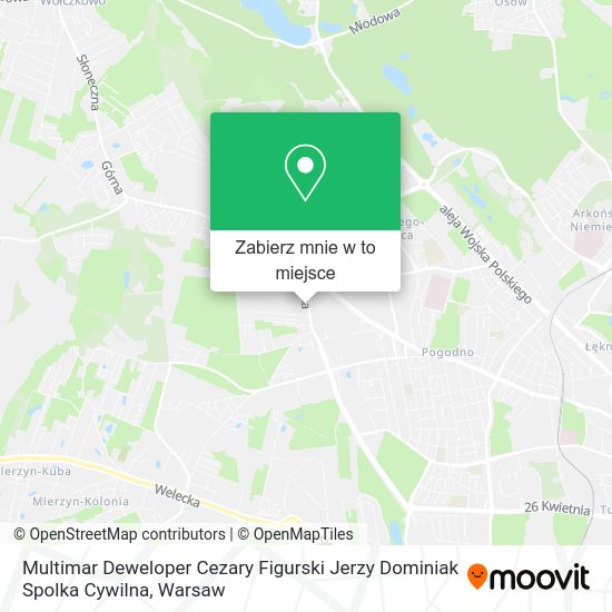 Mapa Multimar Deweloper Cezary Figurski Jerzy Dominiak Spolka Cywilna