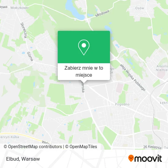 Mapa Elbud