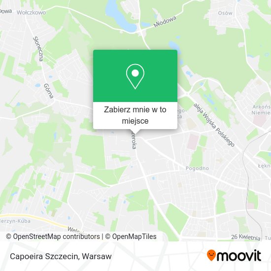 Mapa Capoeira Szczecin