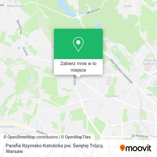 Mapa Parafia Rzymsko-Katolicka pw. Świętej Trójcy