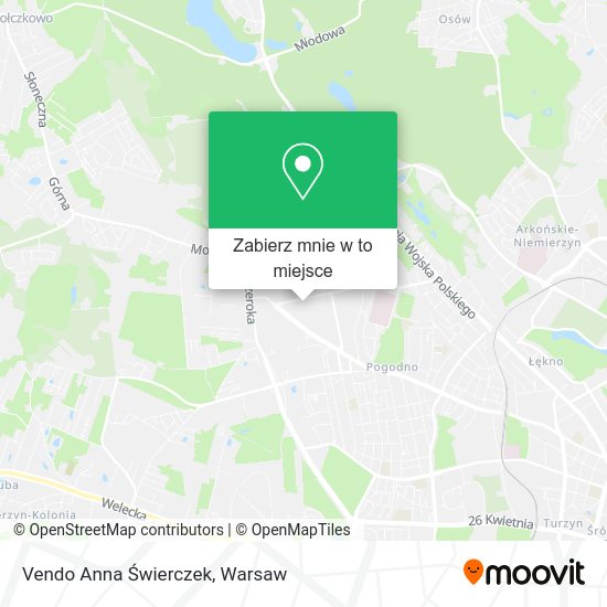 Mapa Vendo Anna Świerczek