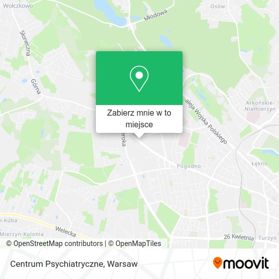 Mapa Centrum Psychiatryczne